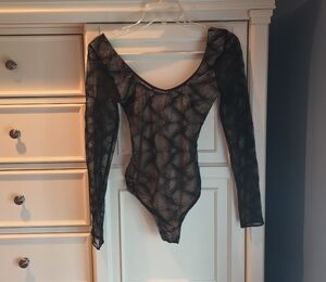 NWT Else Vertigo Lace Bodysuit Size S